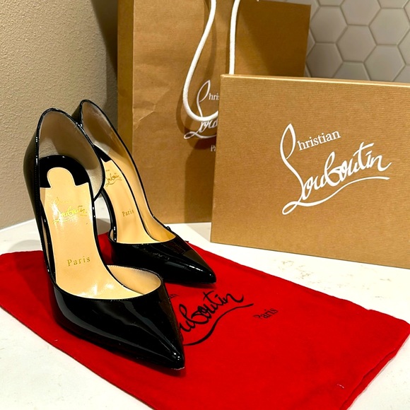 Christian Louboutin Iriza 100 Black size 40 - Picture 1 of 4